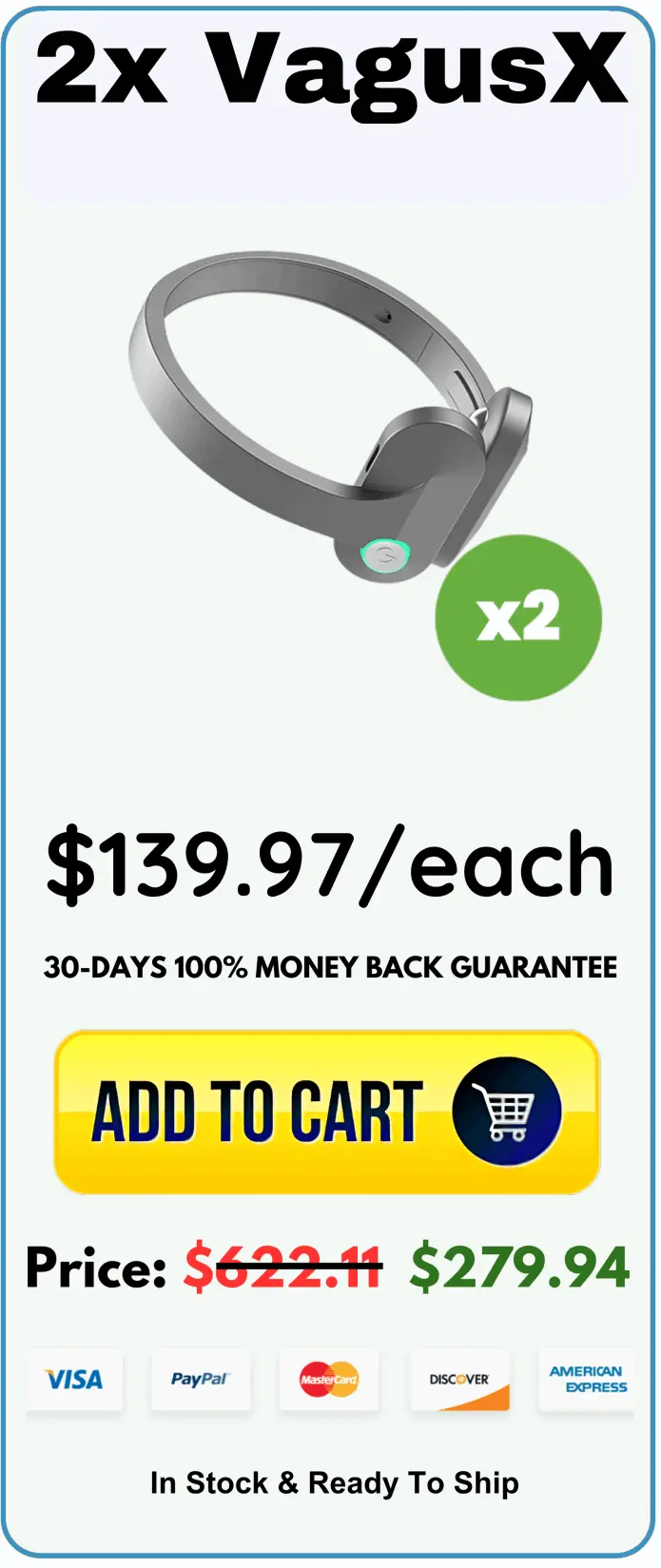 VagusX offer price 